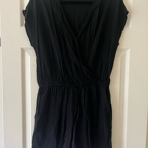 Casual black romper